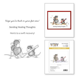 Spellbinders House-Mouse leimasin Healing Thoughts