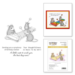 Spellbinders House-Mouse leimasin Music to My Ears