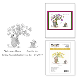 Spellbinders House-Mouse leimasin Rare Bloom
