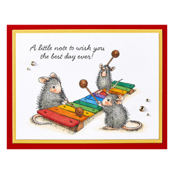 Spellbinders House-Mouse leimasin Music to My Ears