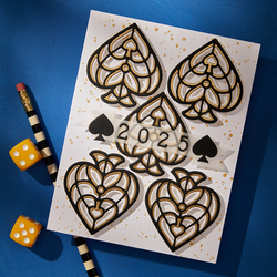 Spellbinders stanssi Kaleidoscope Noble Suits