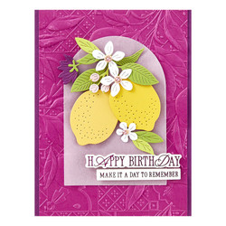 Spellbinders Simon Hurley kohokuviointikansio Lemon Fresco