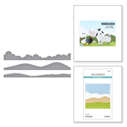 Spellbinders stanssi Landscape Edges