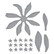 Spellbinders stanssi Lavender Mountain Daisy