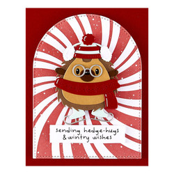 Spellbinders Press Plate Peppermint Twist -levy