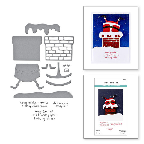 Spellbinders leima- ja stanssisetti Chimney Caper