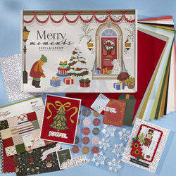 Spellbinders Merry Moments Holiday Cardmaking Kit 2025 -setti