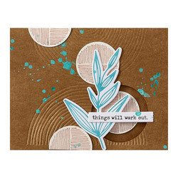 Spellbinders kohokuviointikansio Lined Circles