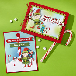 Spellbinders Simon Hurley stanssi North Pole Friends, Santa's Elves