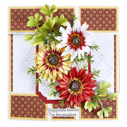 Spellbinders stanssi Painted Daisy and Ladybugs