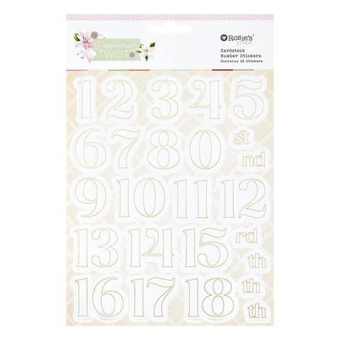 Spellbinders Rosie's Studio -tarrat Peppermint Twist