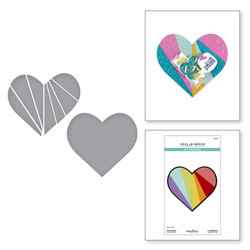Spellbinders stanssi Pieced Heart