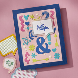 Spellbinders stanssi Punctuation & Icons