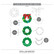 Spellbinders stanssi Say Cheese Classic Mouse, Holiday Wreath