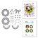 Spellbinders stanssi Say Cheese Classic Mouse, Holiday Wreath