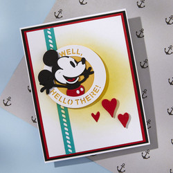 Spellbinders stanssi Say Cheese Classic Mouse, Frame & Sentiments