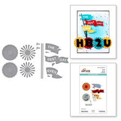 Spellbinders stanssi Flags & Banners