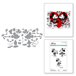 Spellbinders stanssi Say Cheese Classic Mouse, Steamboat Willie Duo