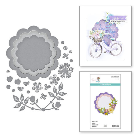 Spellbinders stanssi Scallop Journal Cards