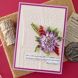 Spellbinders kohokuviointikansio Ode To a Poet