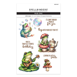 Spellbinders Rub-Ons siirtokuvat Little Leaps
