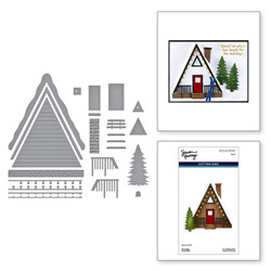 Spellbinders Simon Hurley stanssi Ski-son's Greetings, Ski Lodge