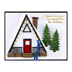 Spellbinders Simon Hurley stanssi Ski-son's Greetings, Ski Lodge