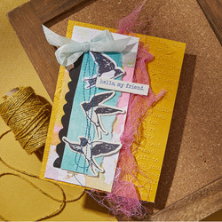 Spellbinders ja Dina Wakley Media 3D kohokuviointikansio Soaring