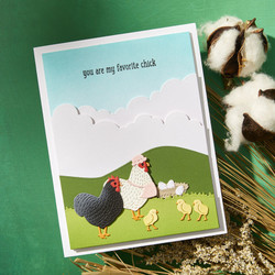 Spellbinders leima- ja stanssisetti Spring Chicken