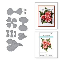 Spellbinders stanssi Begonia and Ladybugs