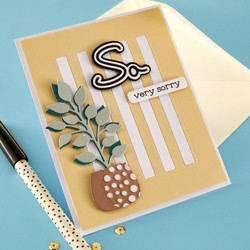 Spellbinders stanssi Containers and Foliage by Lisa Horton 