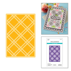 Spellbinders stanssi Decorative Lattice by Lisa Horton 