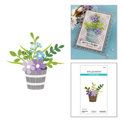 Spellbinders stanssi Garden Planter by Lisa Horton 