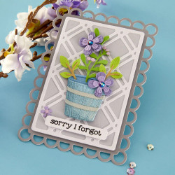 Spellbinders stanssi Garden Planter by Lisa Horton 