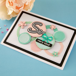 Spellbinders stanssi Ripped Edge Circles by Lisa Horton 
