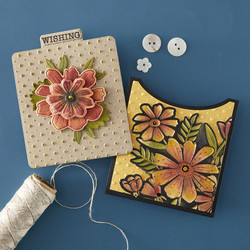 Spellbinders kohokuviointikansio Polka Dot & Posy Duo