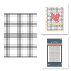 Spellbinders Press Plate Journal Grid -levy
