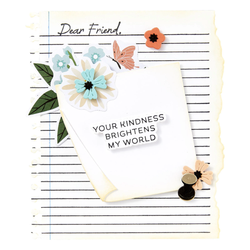 Spellbinders Press Plate Take Note -levy
