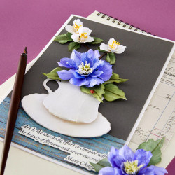 Spellbinders stanssi Clematis Poet