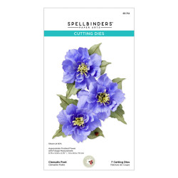 Spellbinders stanssi Clematis Poet