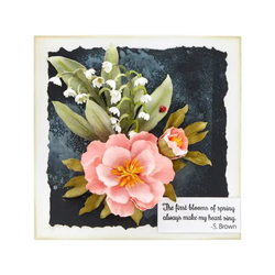 Spellbinders stanssi Double & Single Peonies