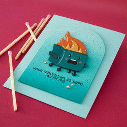 Spellbinders leima- ja stanssisetti Dumpster Fire