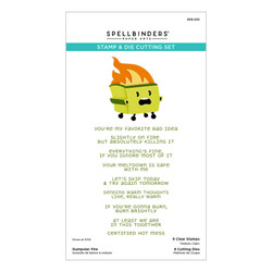 Spellbinders leima- ja stanssisetti Dumpster Fire