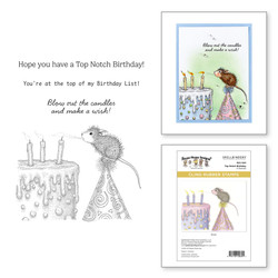 Spellbinders House-Mouse leimasin Top Notch Birthday