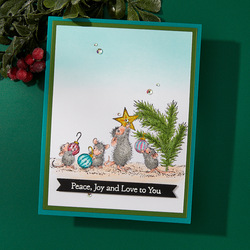 Spellbinders House-Mouse leimasin Tree-mendous Christmas