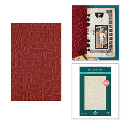 Spellbinders kohokuviointikansio Turn the Page, Number Field