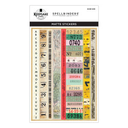 Spellbinders Turn the Page tarrat Book 10 Borders and Labels