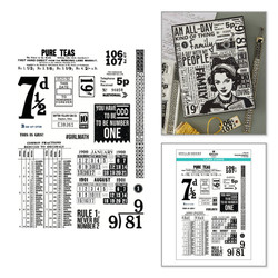Spellbinders leimasin Turn the Page, Keepsake Numbers