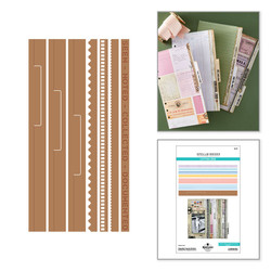 Spellbinders stanssi Turn the Page, Keepsake Capsule Borders