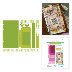 Spellbinders stanssi Turn the Page, Keepsake Capsule Page